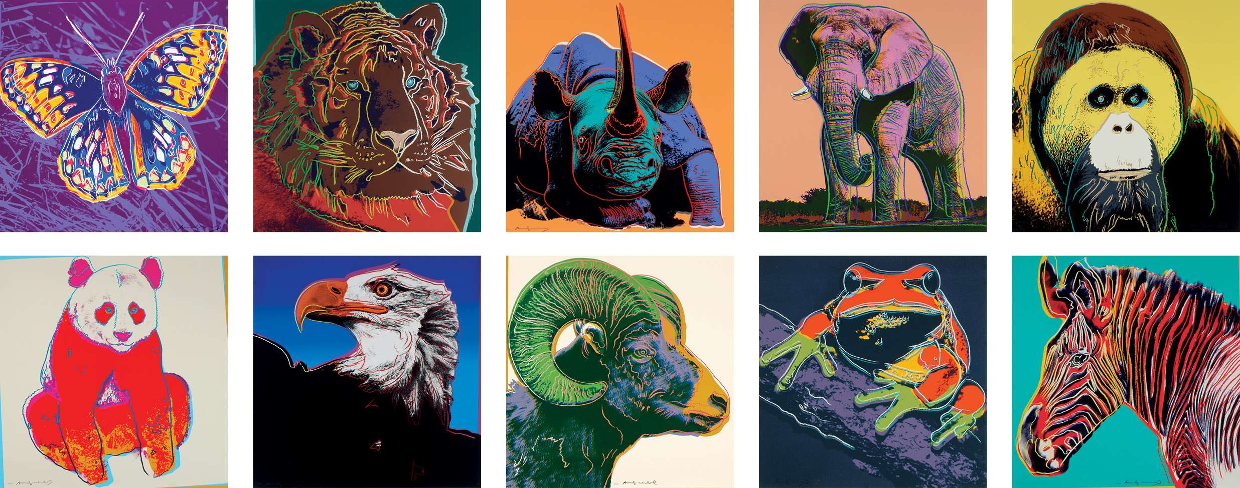 Andy Warhol - Endangered Species (F. & S. II.293-302)